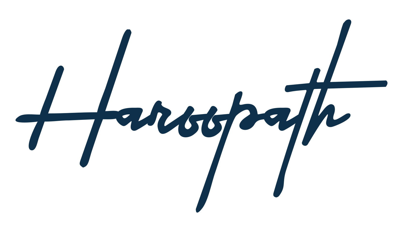 Haroopath, handwriting font preview