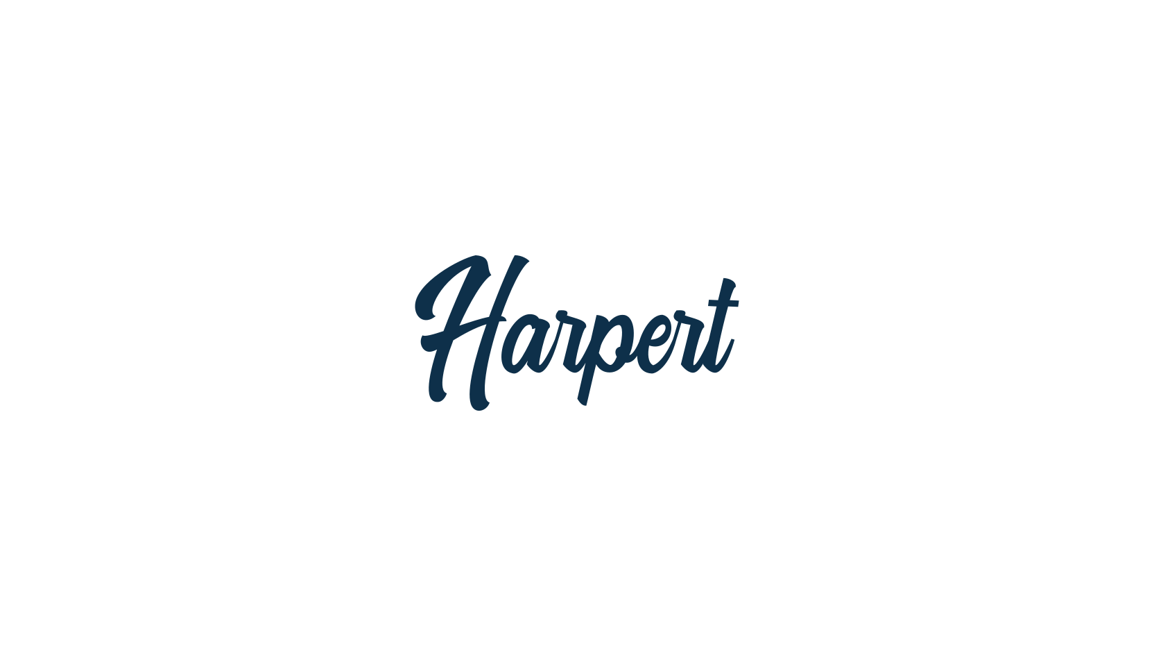 Harpert, script handwritten fancy decorative calligraphy font preview