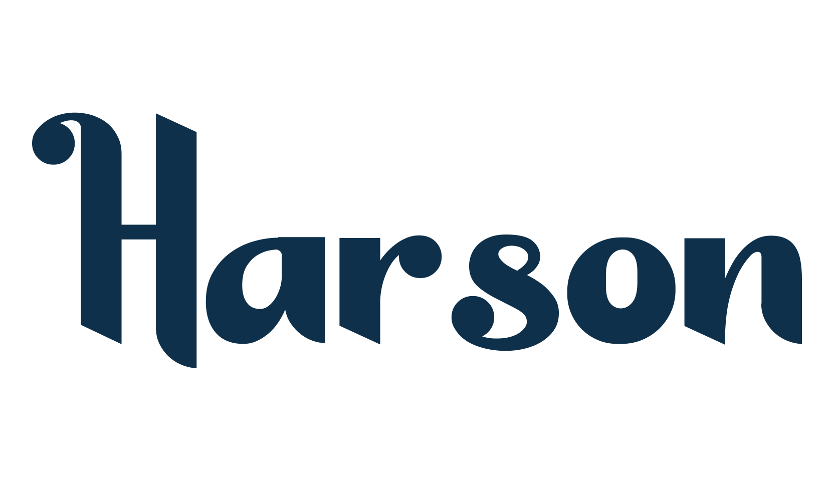 Harson, fancy retro decorative font preview