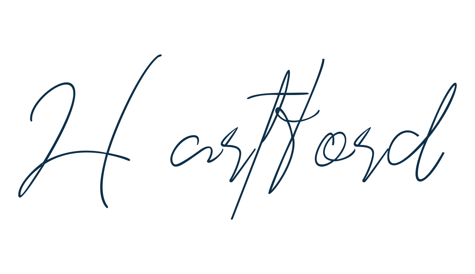 Hartford, script handwritten fancy decorative calligraphy font preview