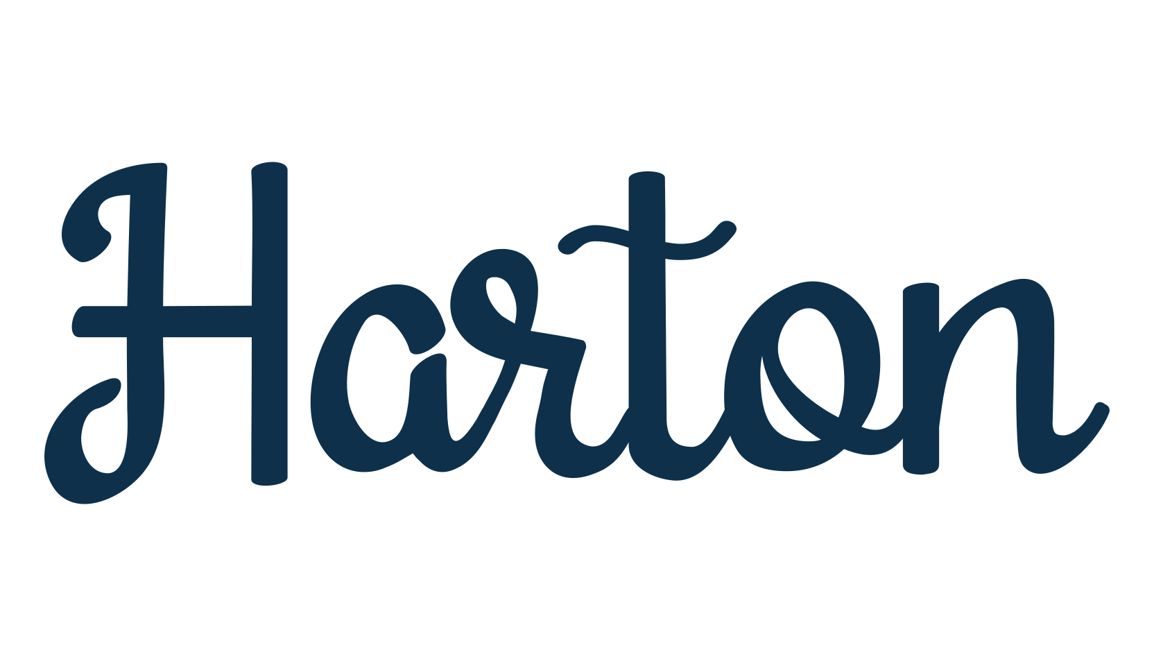 Harton, calligraphy font preview