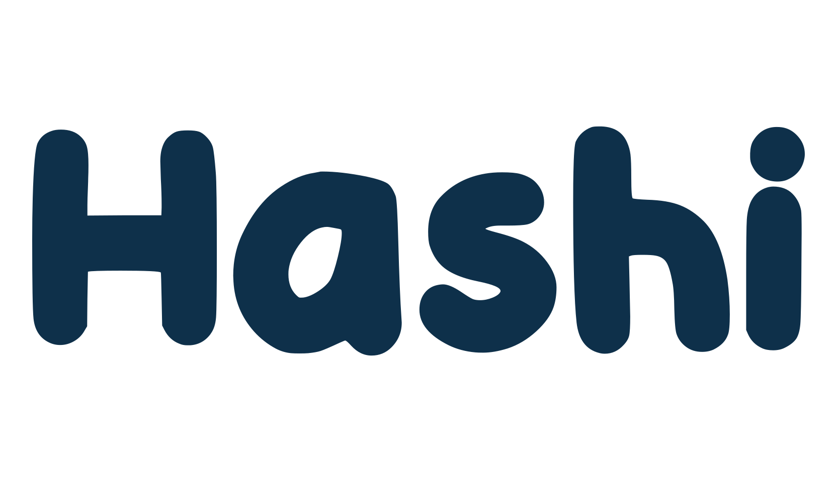 Hashi, cartoon font preview
