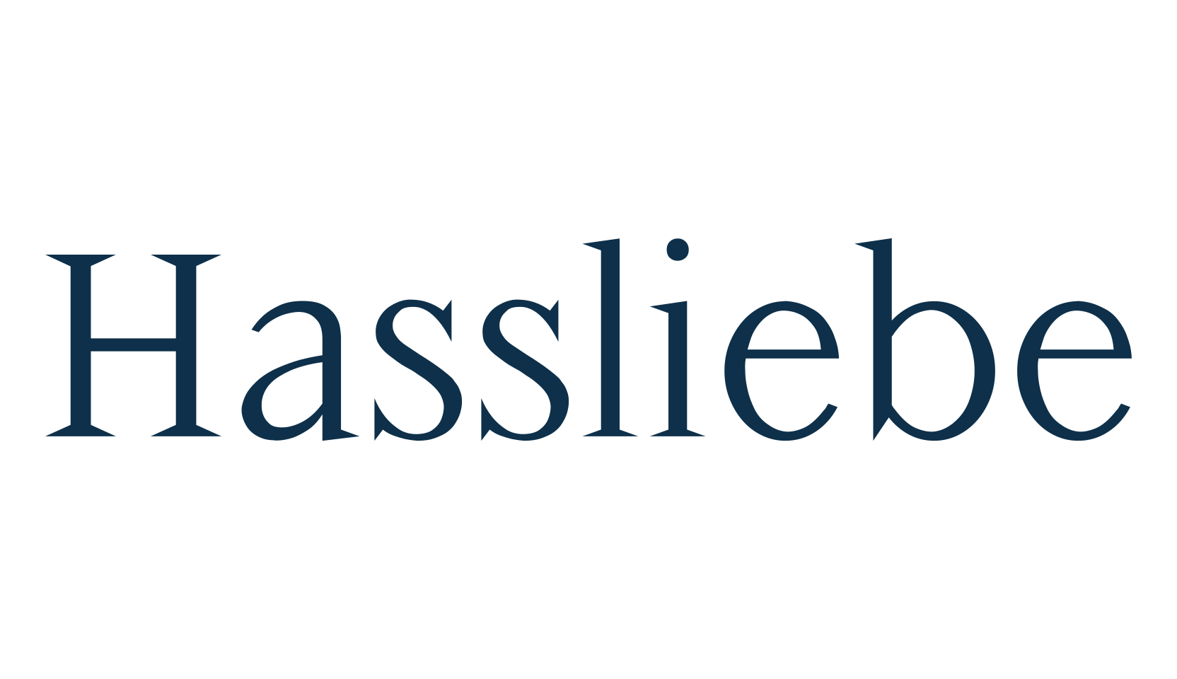 Hassliebe, serif font preview