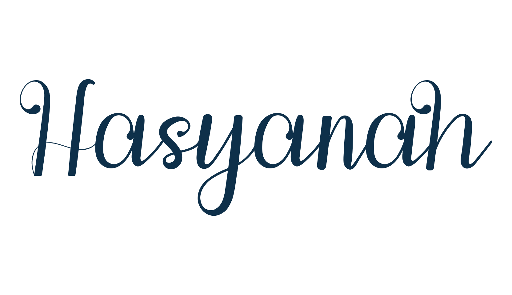 Hasyanah, script calligraphy fancy decorative font preview