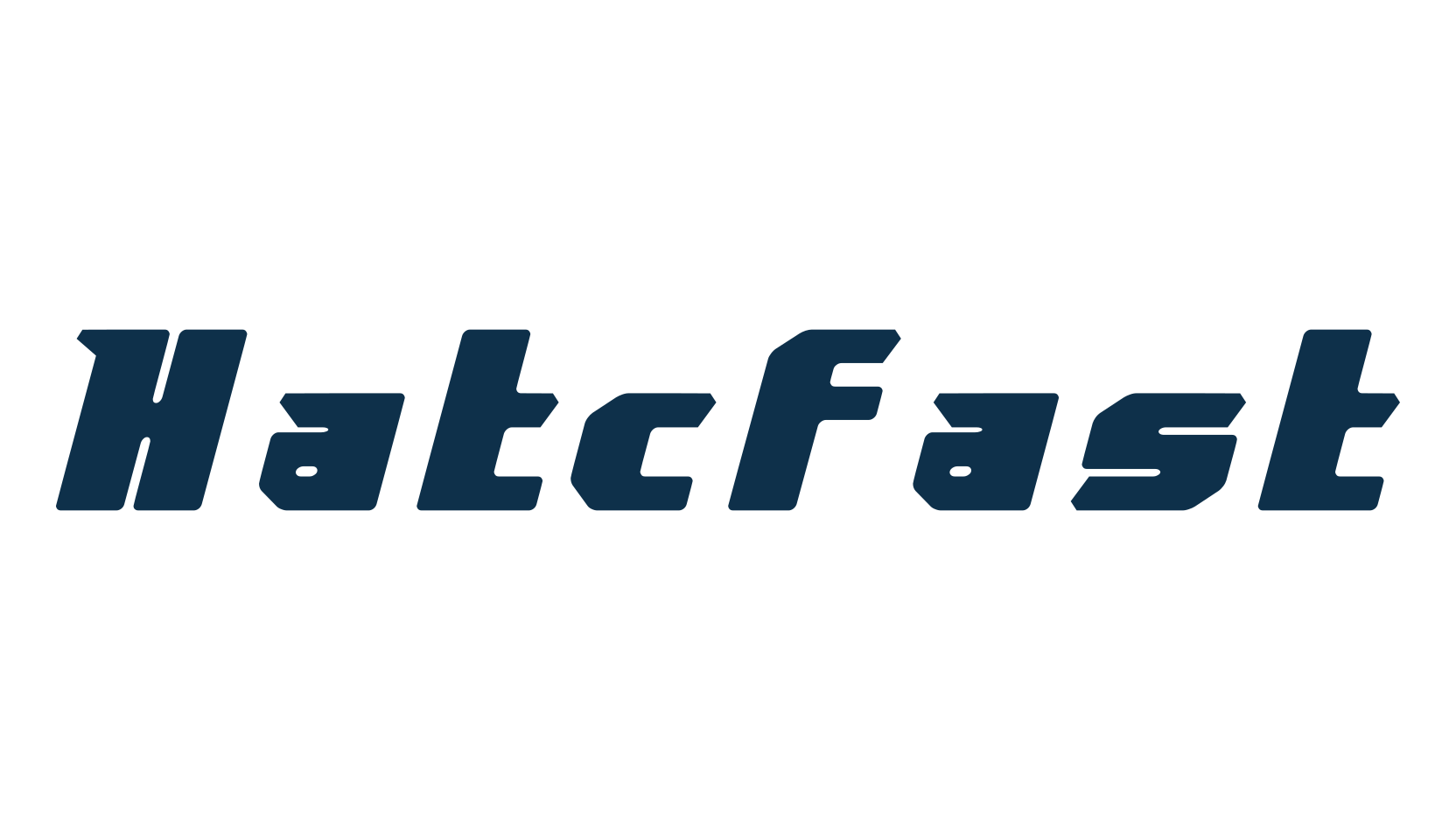 Hatcfast, fancy various techno sci-fi font preview