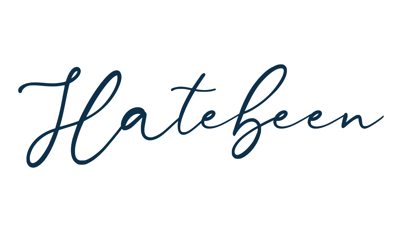 Hatebeen, script calligraphy fancy decorative font preview