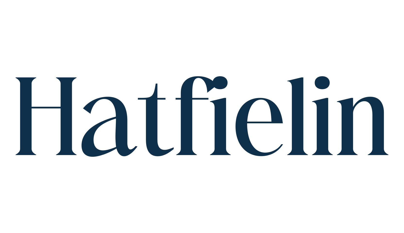 Hatfielin, basic serif font preview