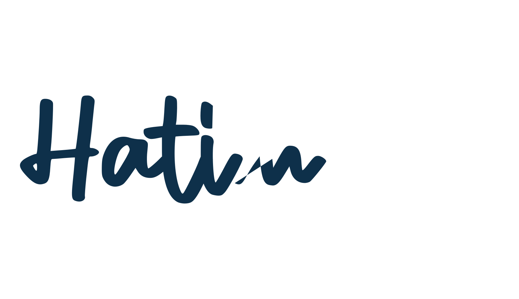 Hatimune, script handwritten fancy decorative calligraphy font preview