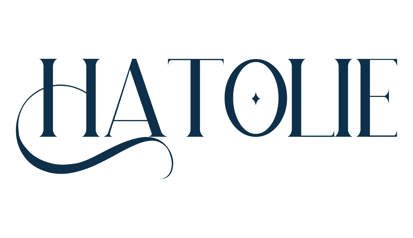 Hatolie, fancy retro decorative font preview