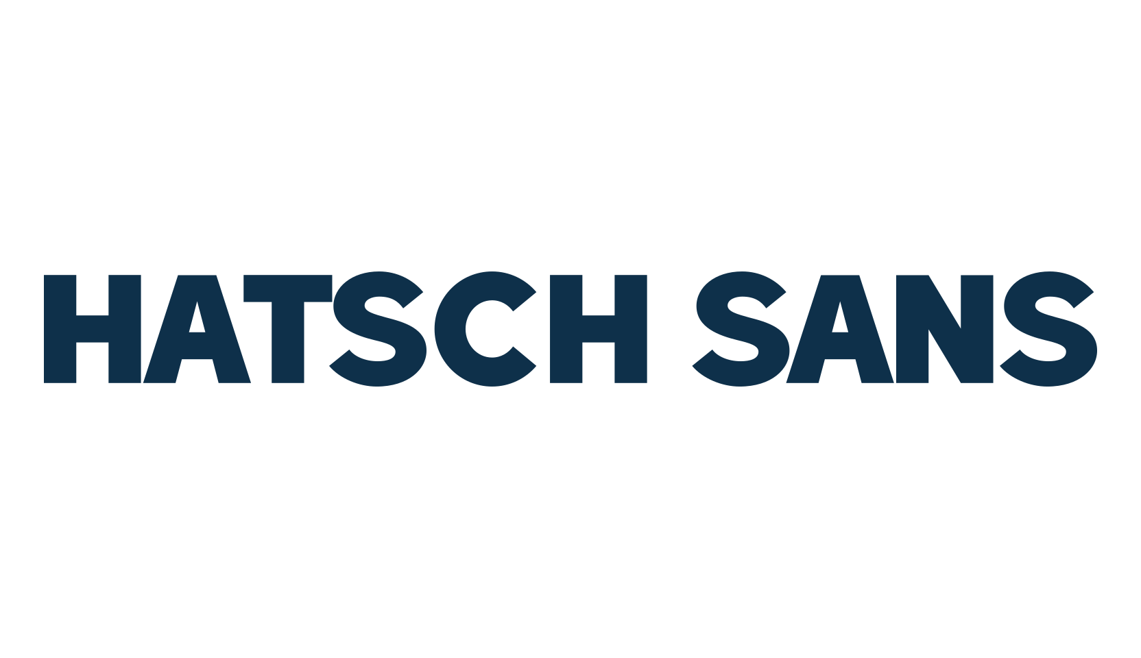 Hatsch Sans, basic sans serif font preview