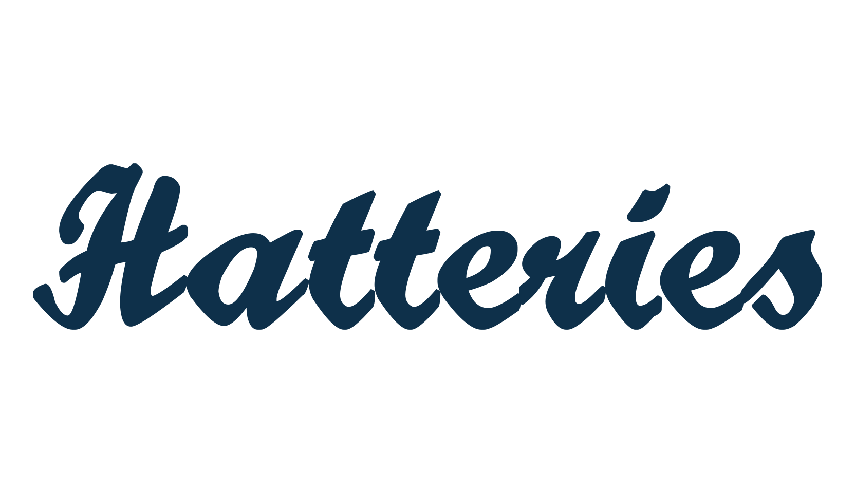Hatteries, display market font preview