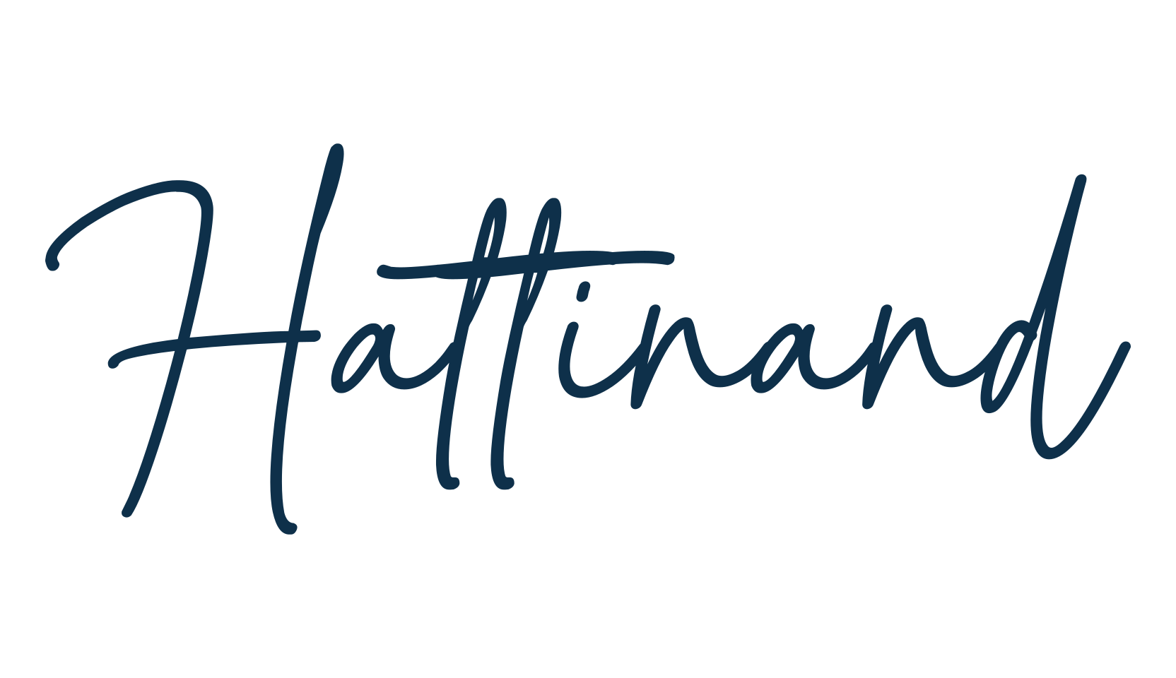 Hattinand, calligraphy font preview