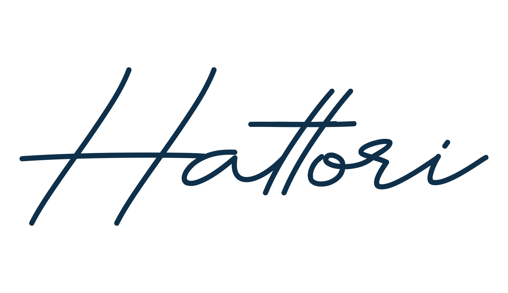 Hattori, script handwritten fancy decorative calligraphy font preview