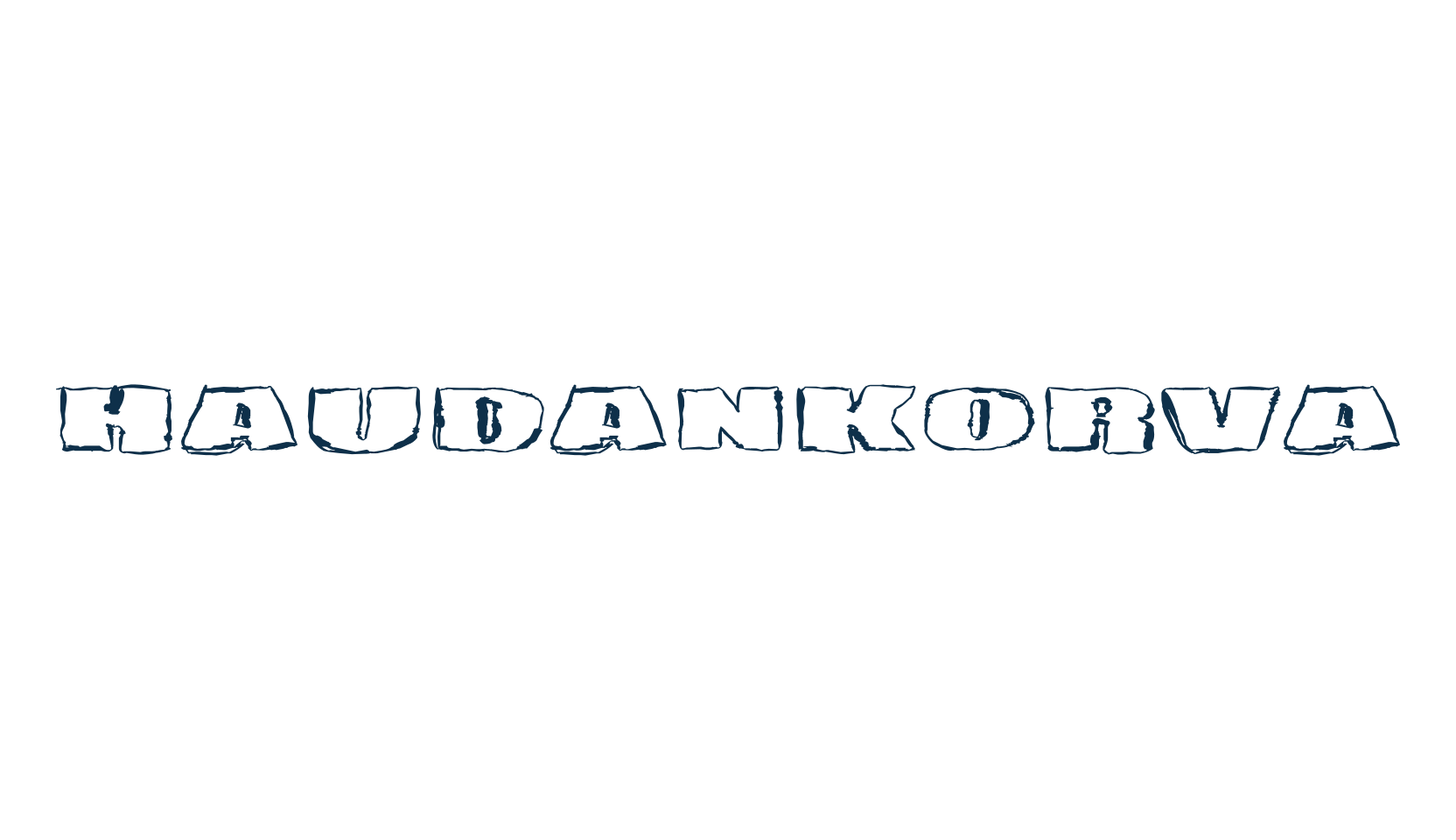 Haudankorva, various font preview
