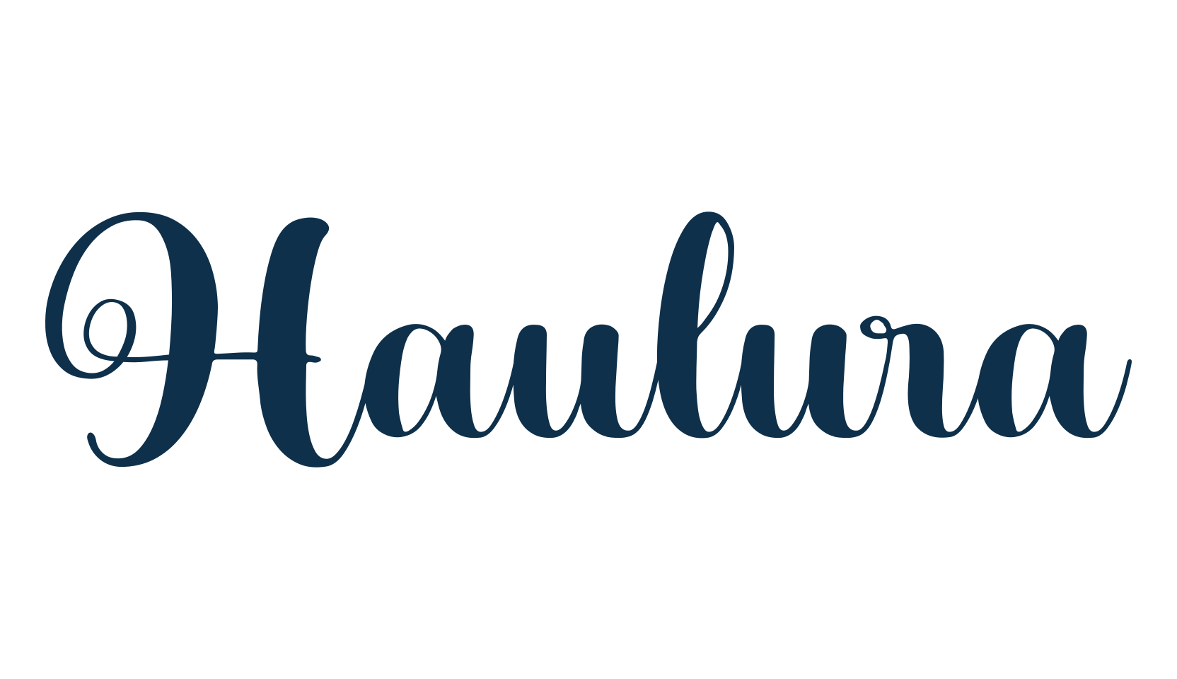 Haulura, script calligraphy fancy decorative font preview