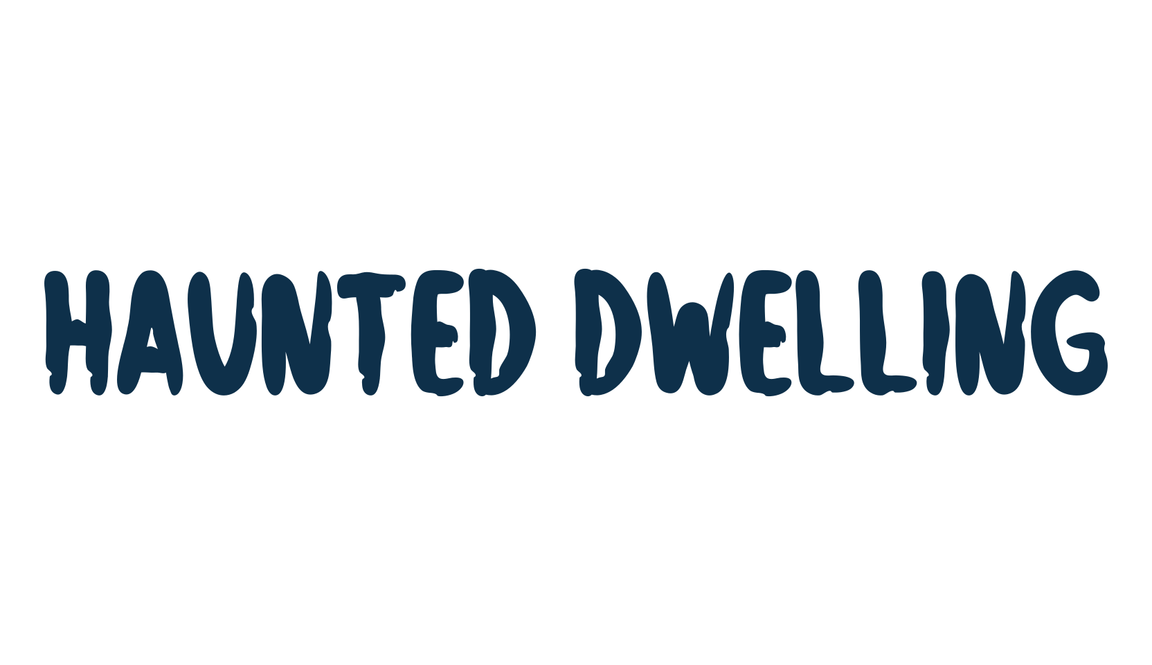 Haunted Dwelling, fancy decorative font preview