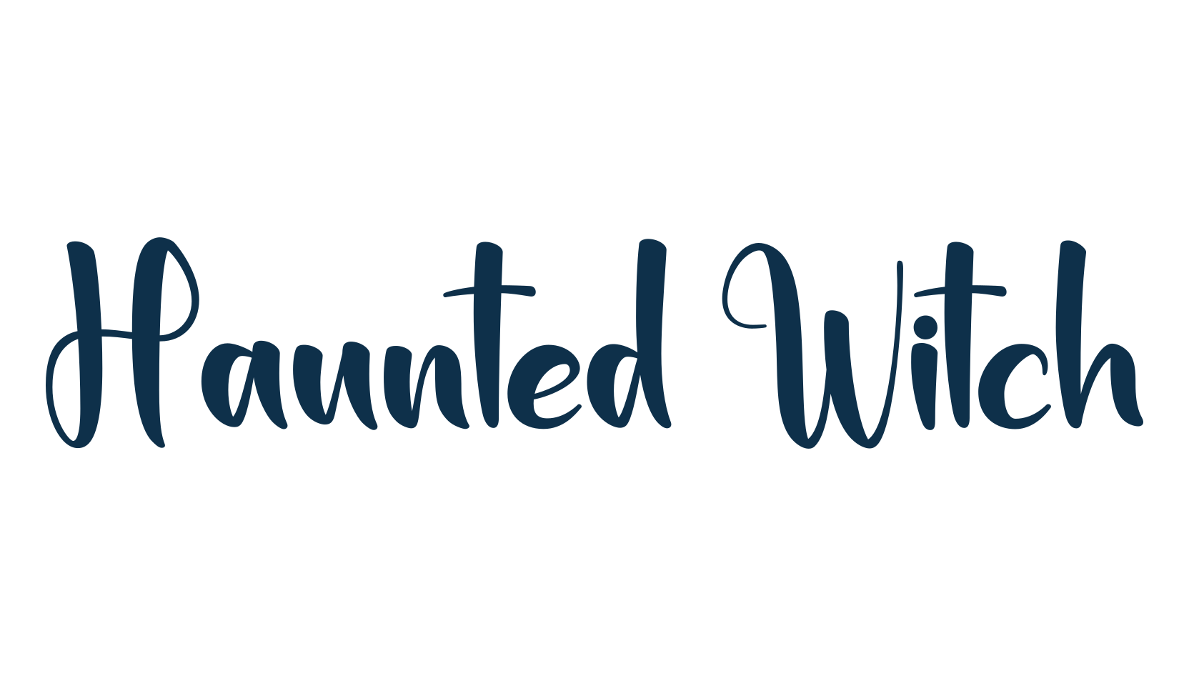 Haunted Witch, various font preview