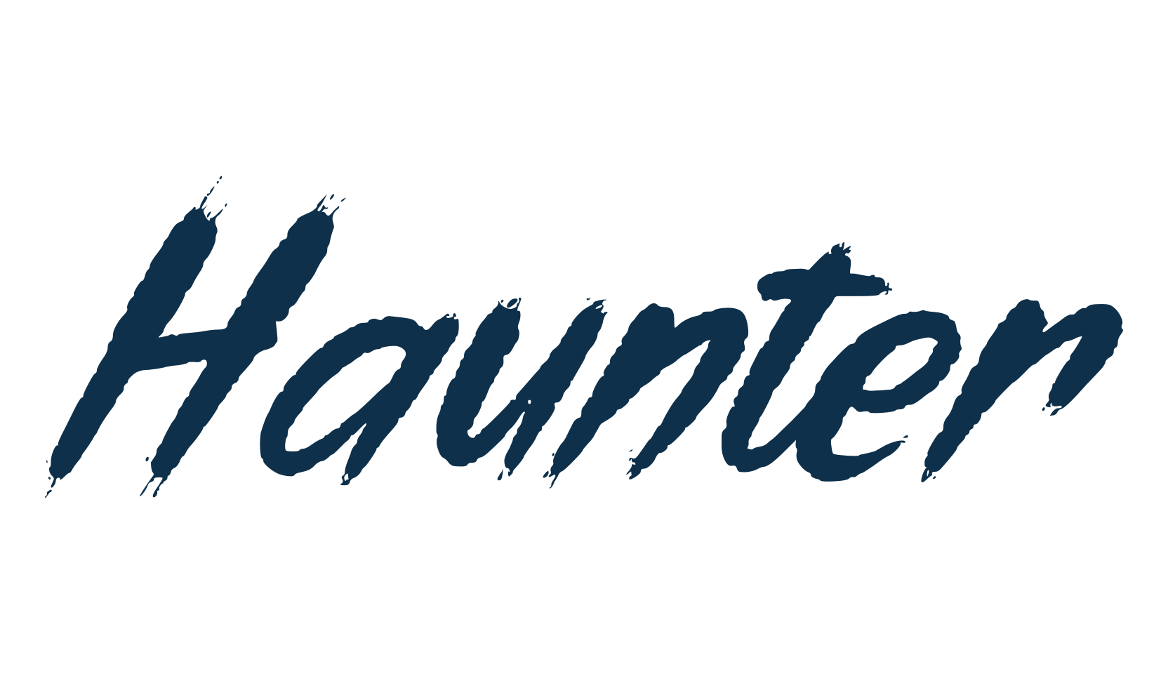 Haunter, brush font preview