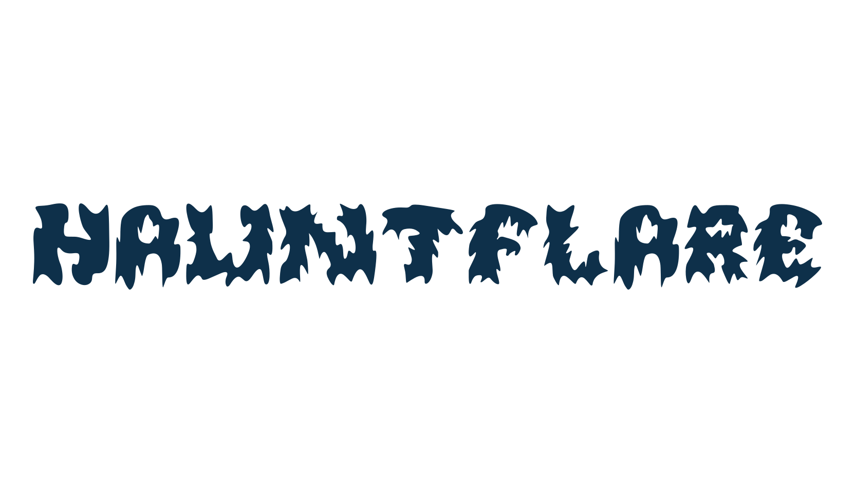 Hauntflare, display market font preview