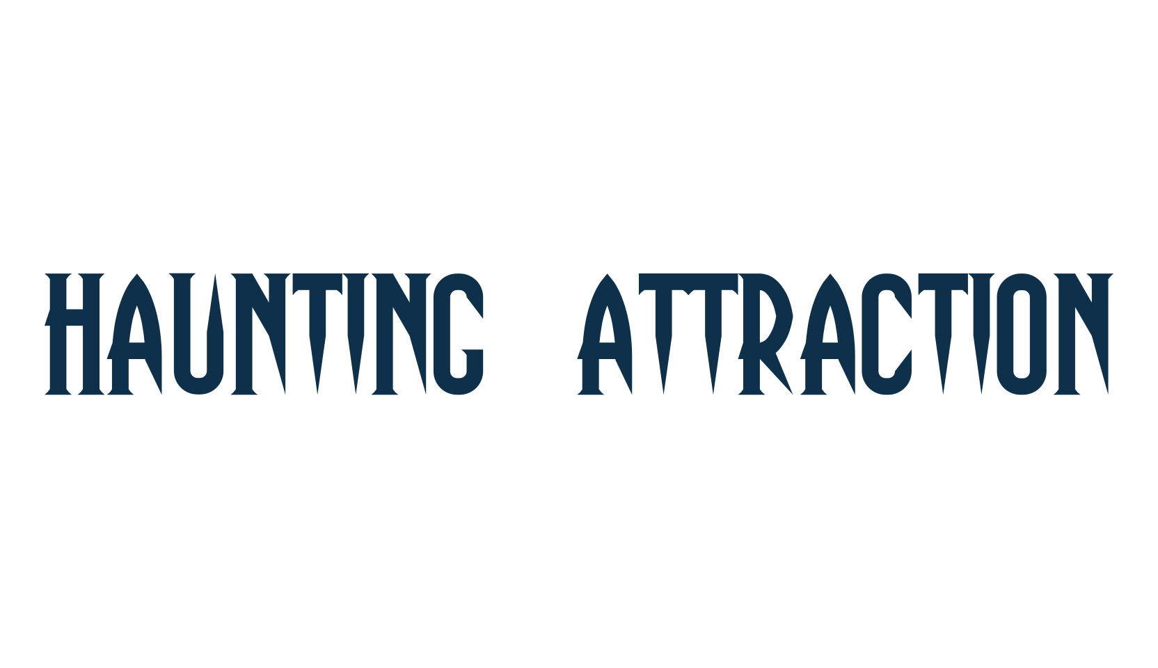 Haunting Attraction, gothic modern font preview