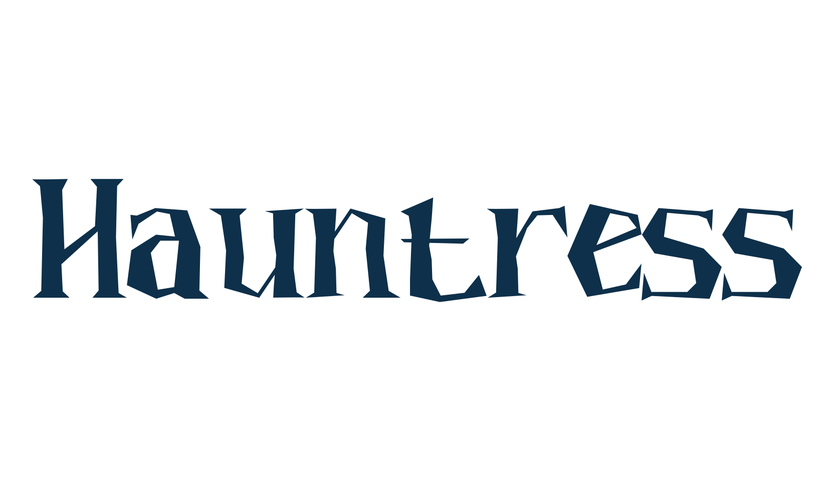 Hauntress, display market font preview