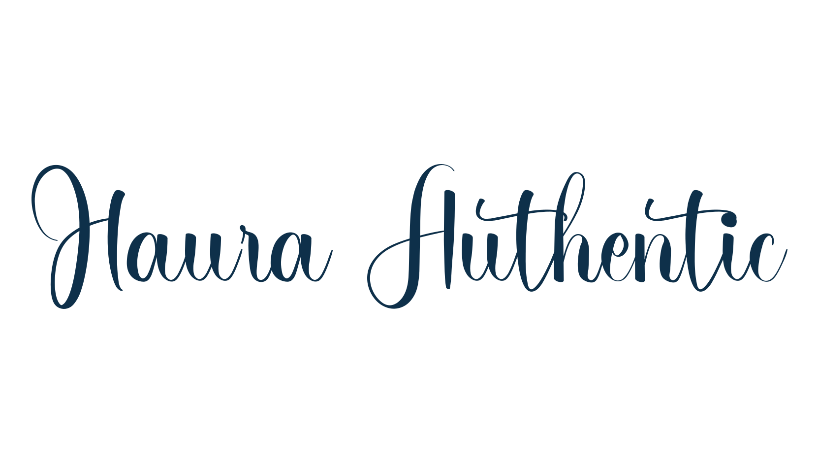 Haura Authentic, script calligraphy fancy decorative font preview