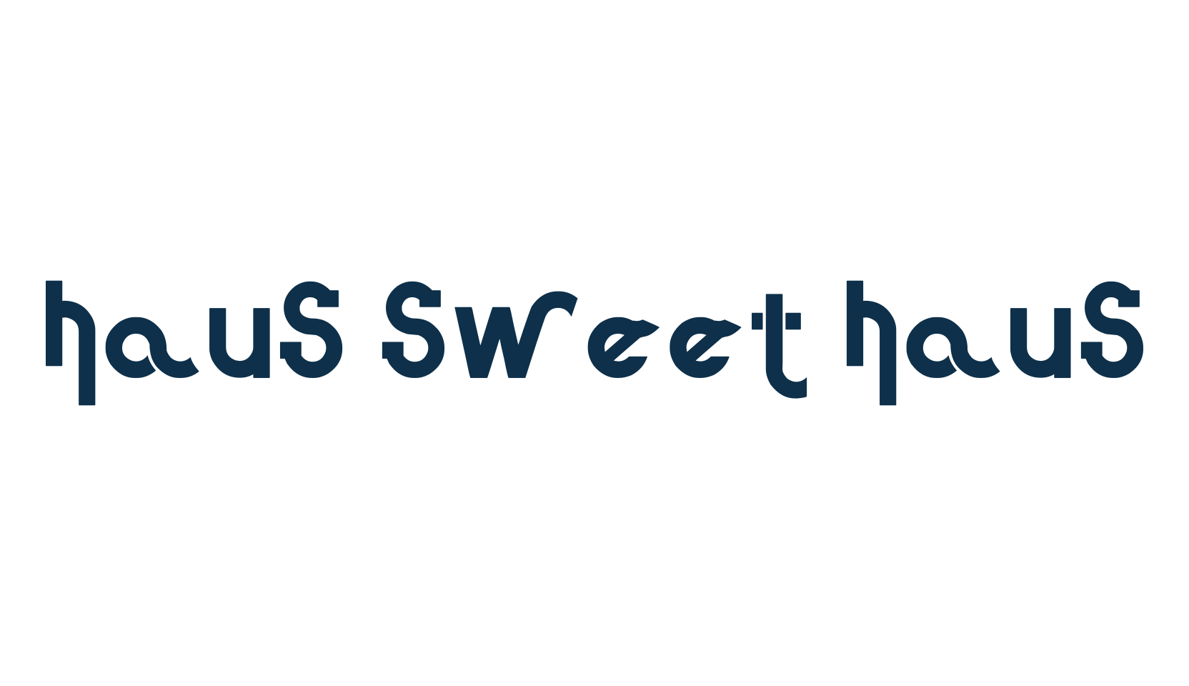 Haus Sweet Haus, fancy various decorative font preview
