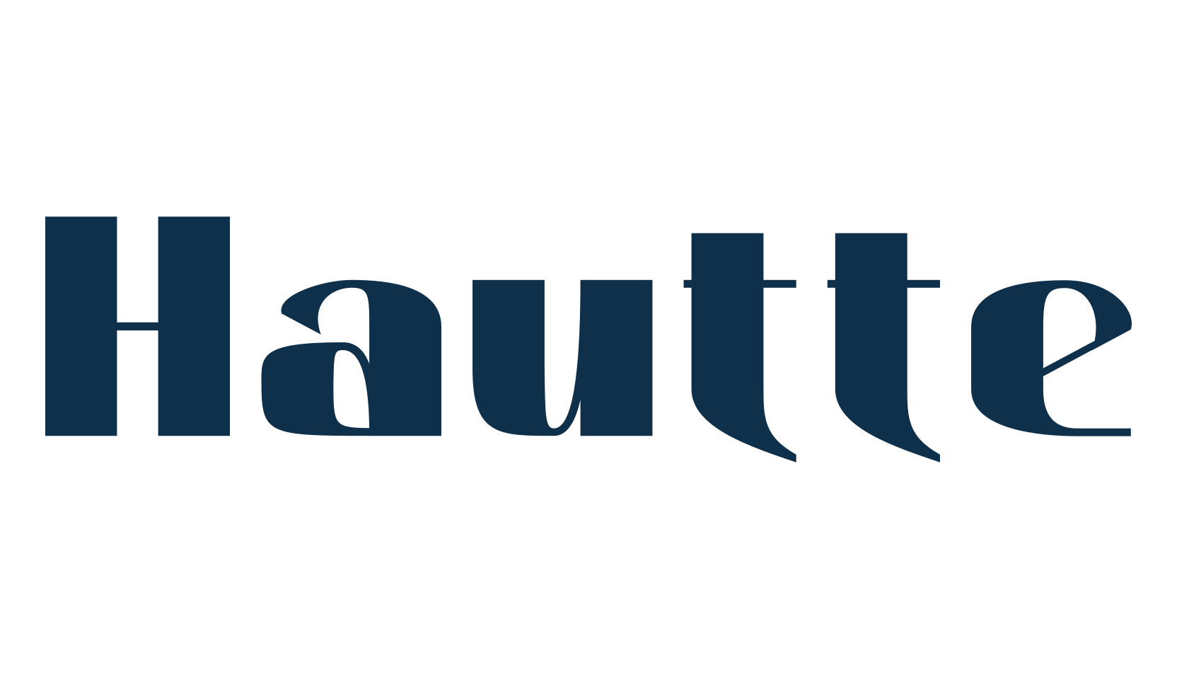 Hautte, various font preview