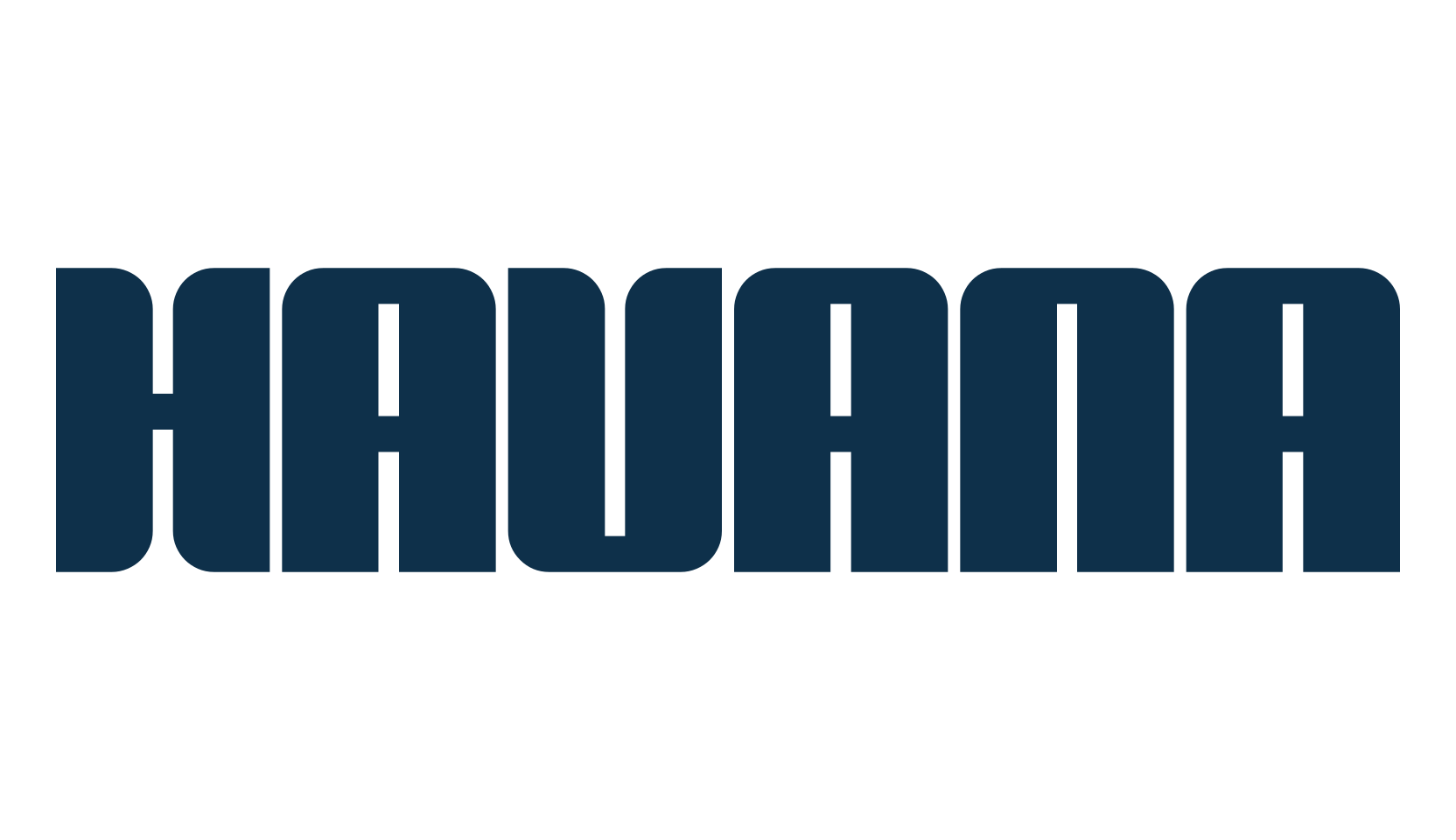 Havana, fancy groovy decorative font preview