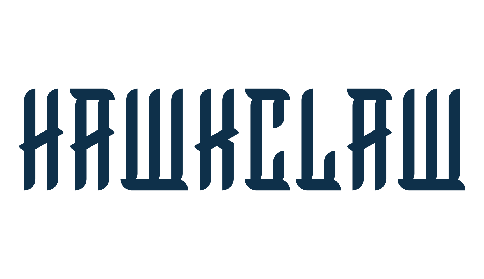 Hawkclaw, gothic modern font preview