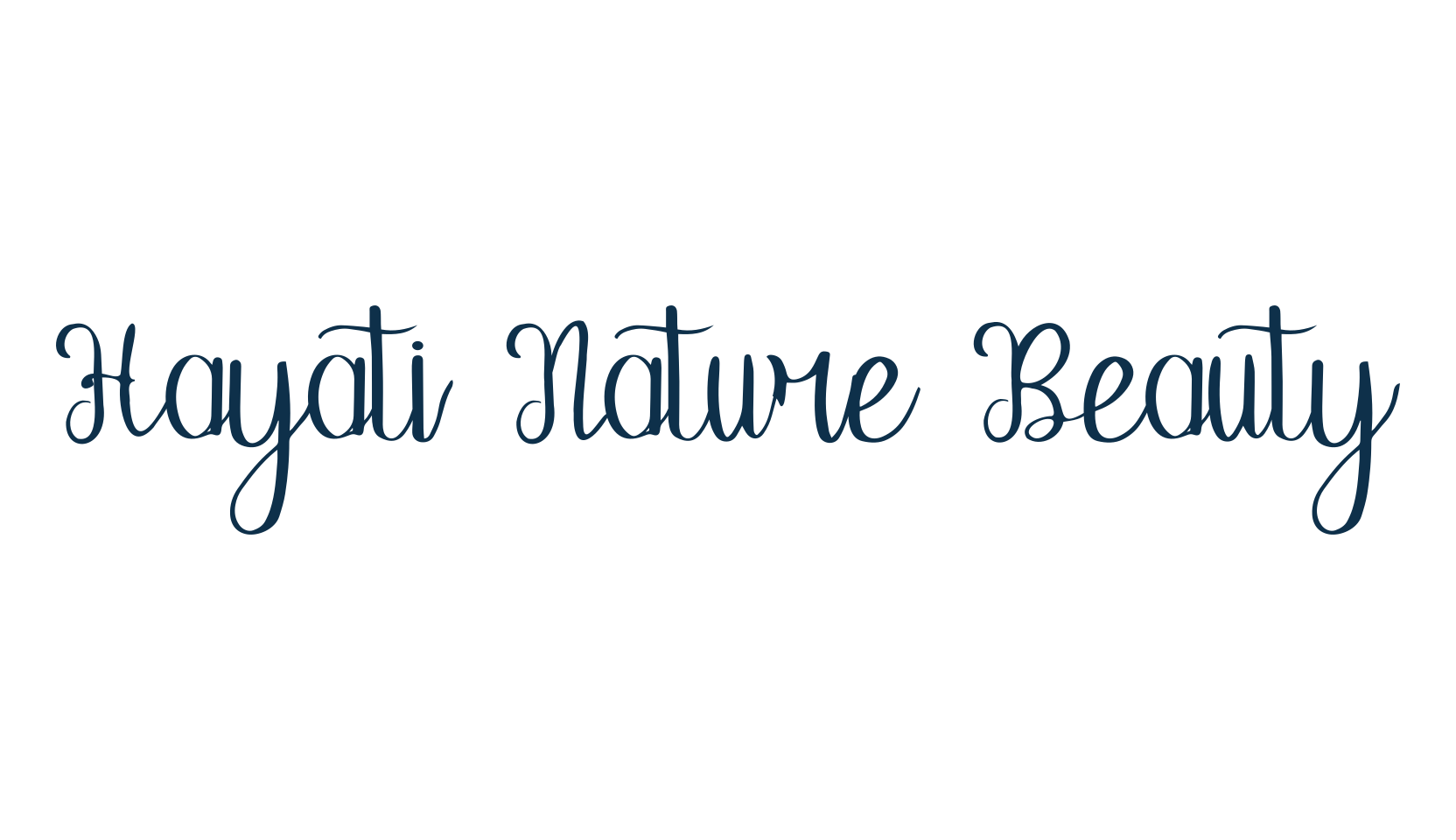 Hayati Nature Beauty, script calligraphy fancy decorative font preview