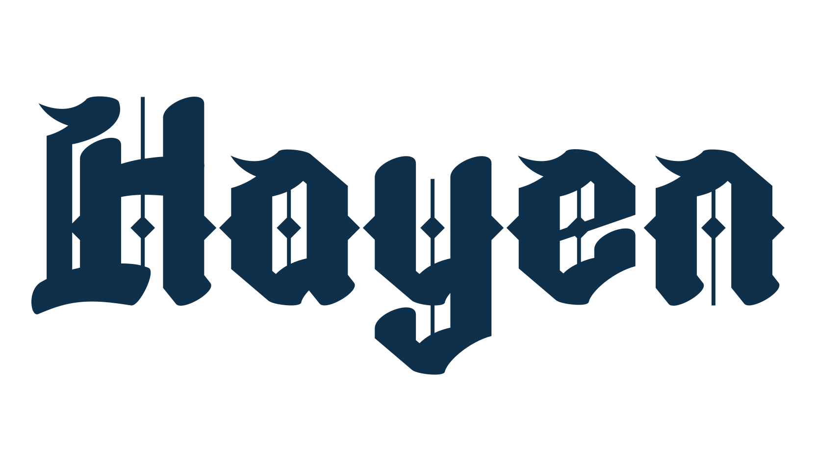Hayen, modern font preview
