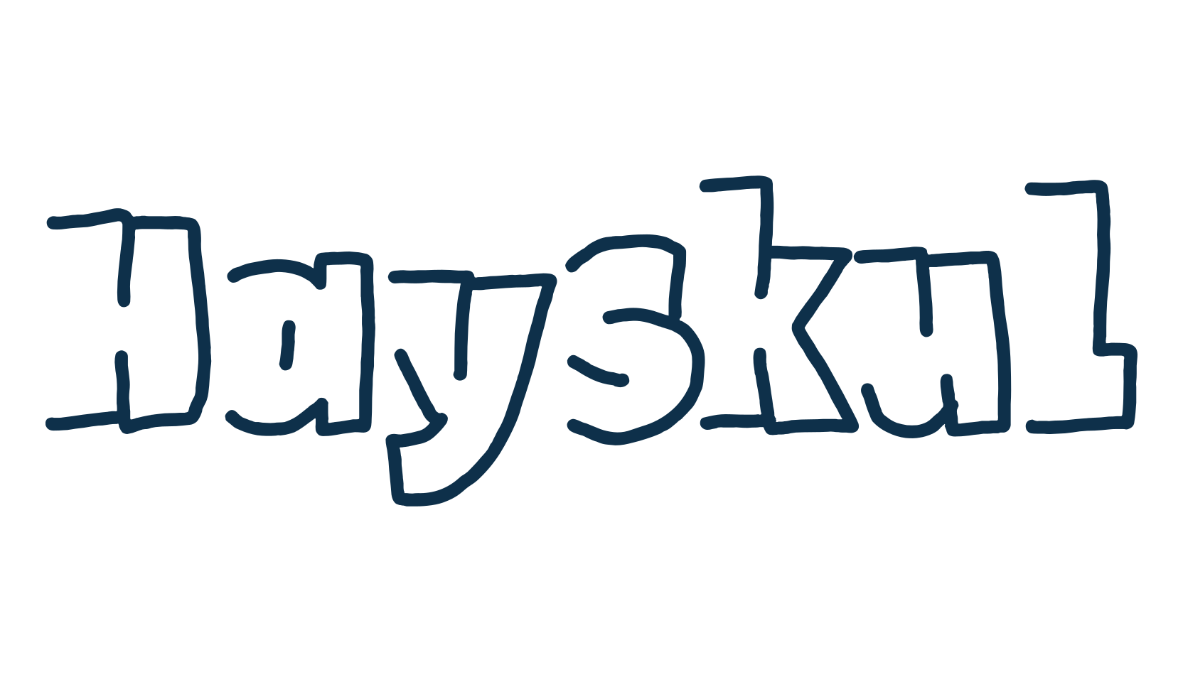 Hayskul, fancy decorative font preview