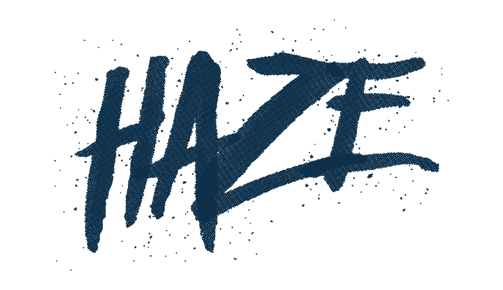 Haze, script brush fancy decorative calligraphy font preview