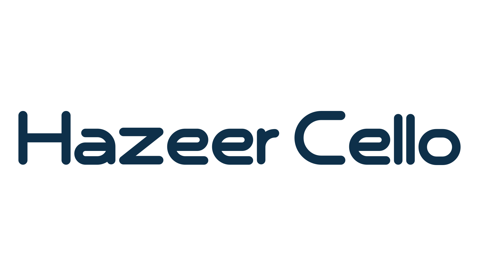 Hazeer Cello, fancy various techno sci-fi font preview