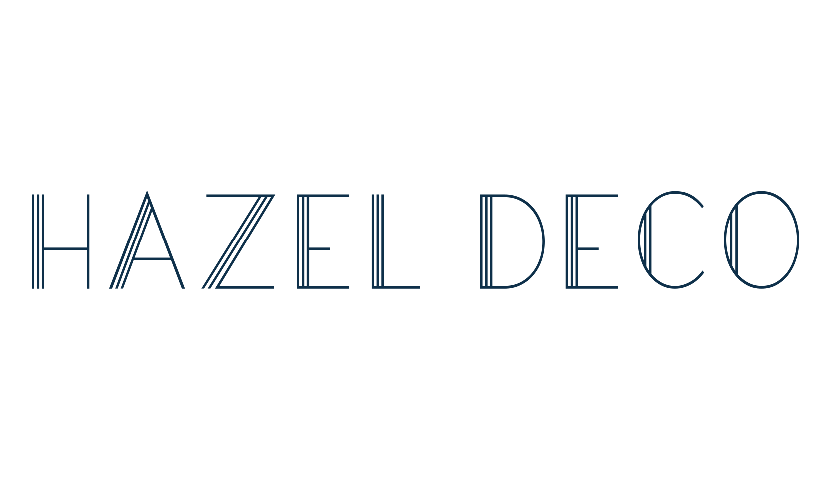 Hazel Deco, retro font preview