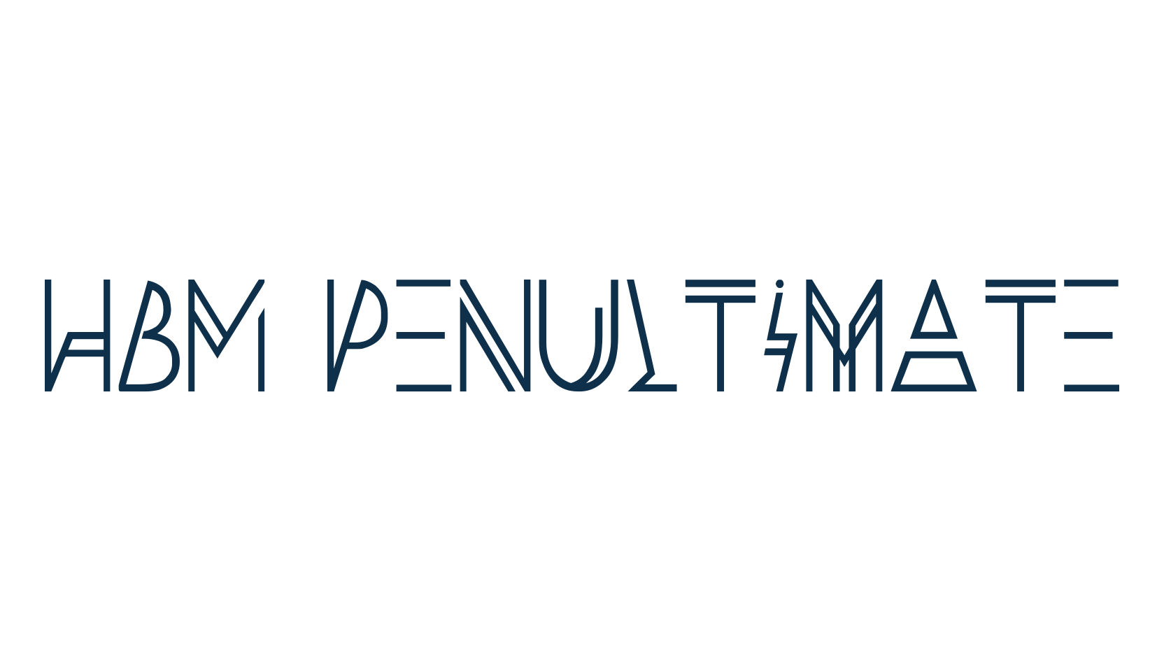 HBM Penultimate, fancy decorative font preview