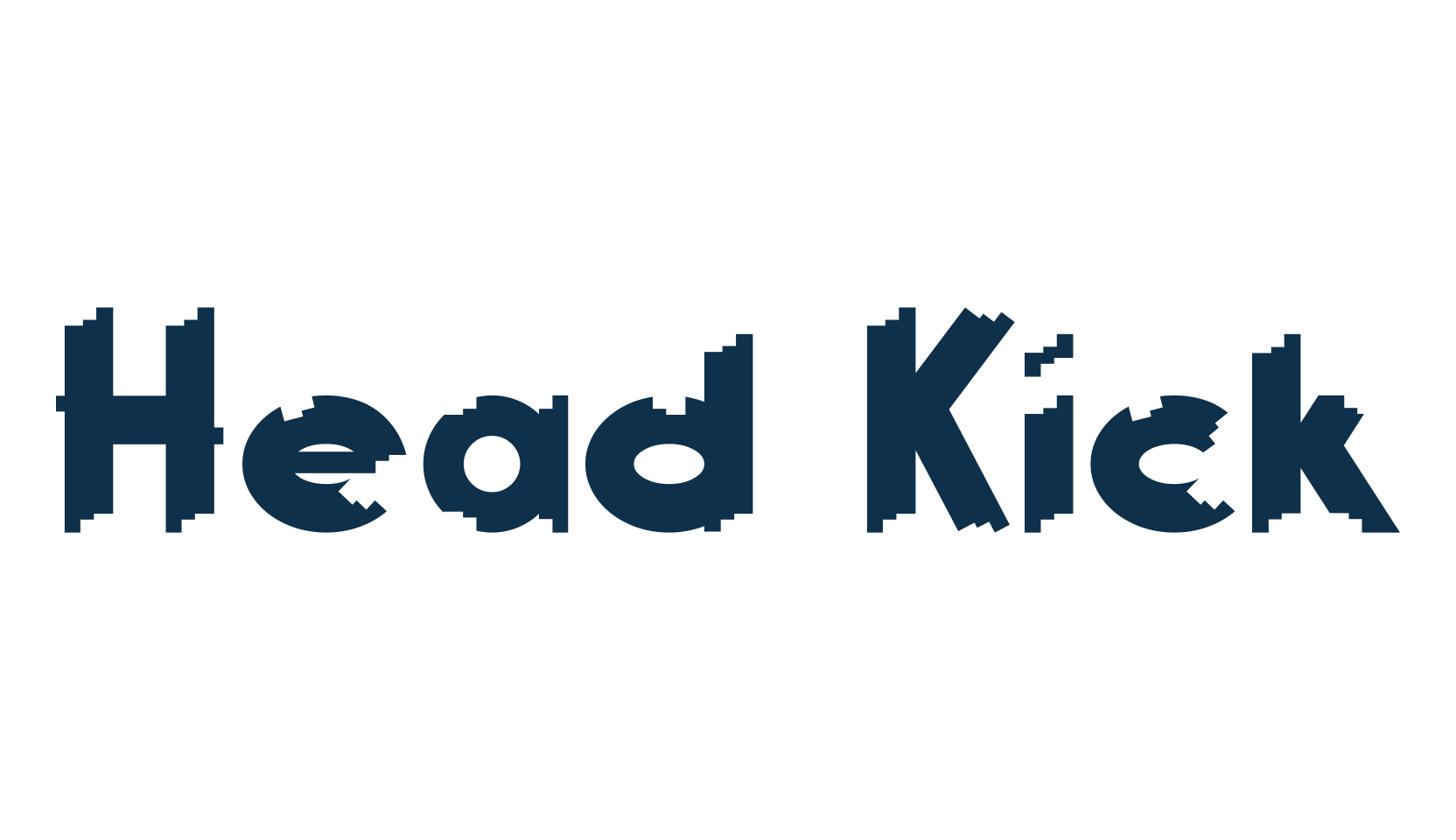 Head Kick, fancy distorted decorative font preview