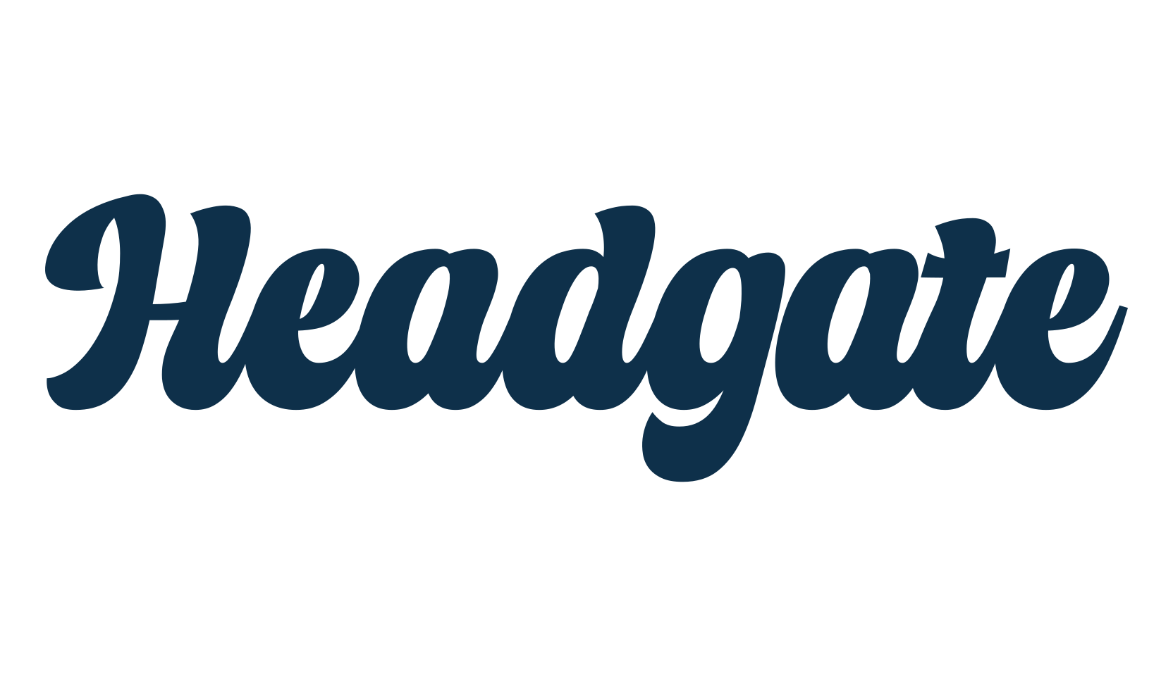 Headgate, old school font preview