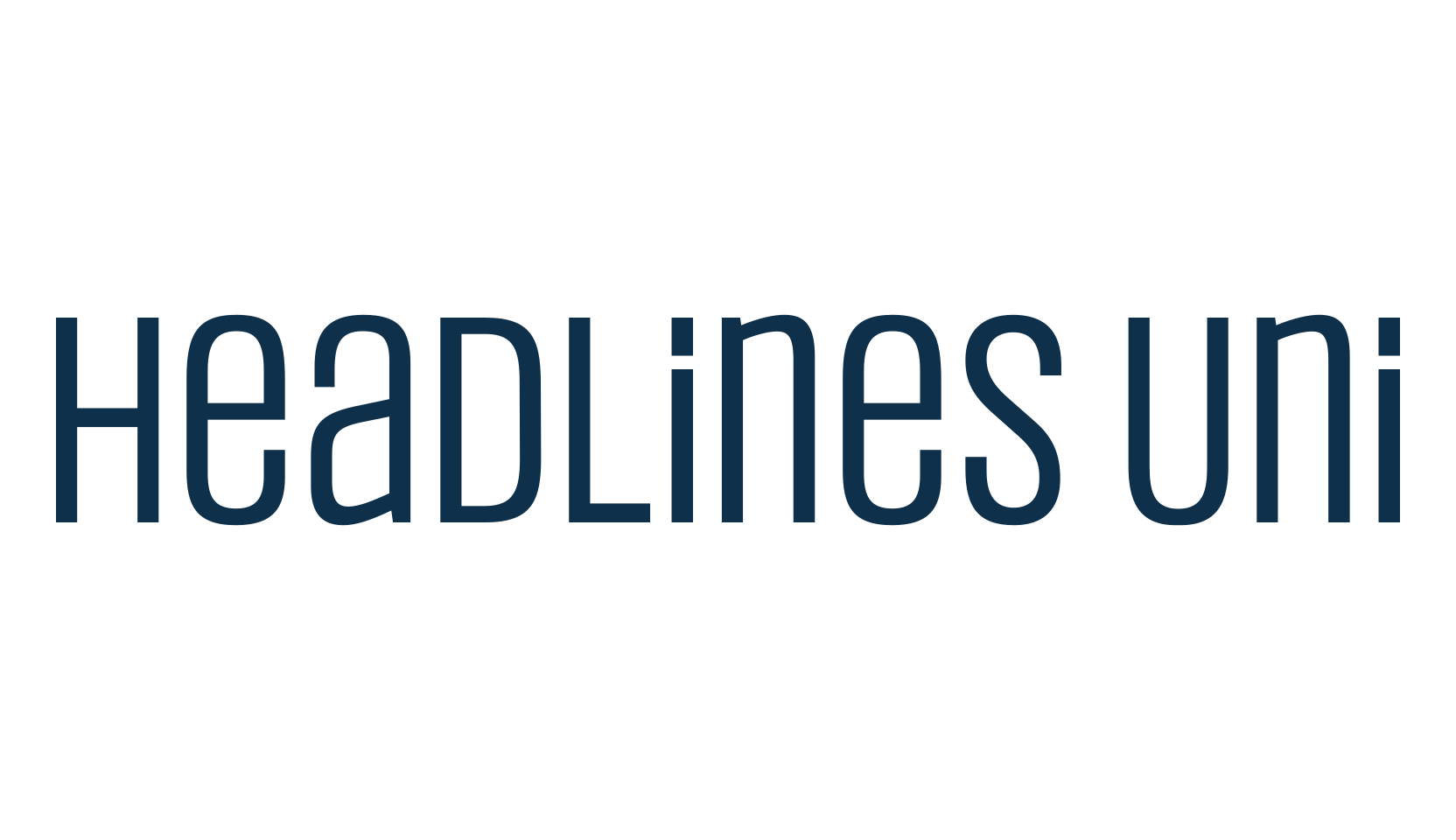 Headlines Uni, sans serif font preview