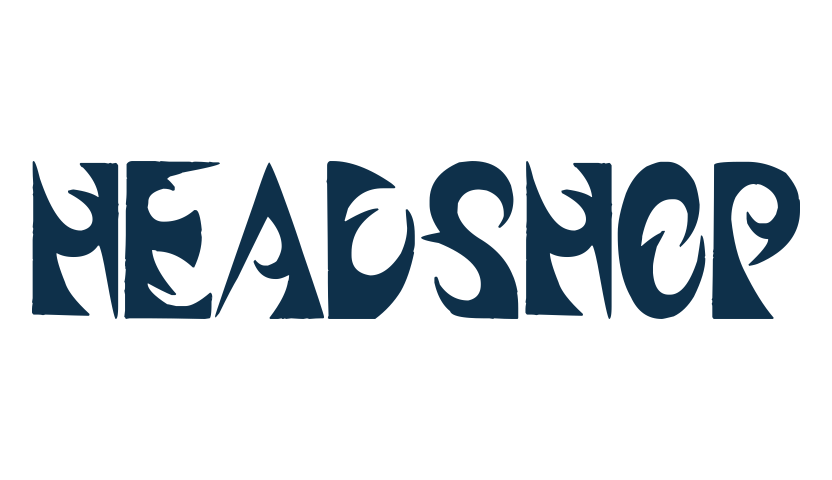 Headshop, gothic modern font preview