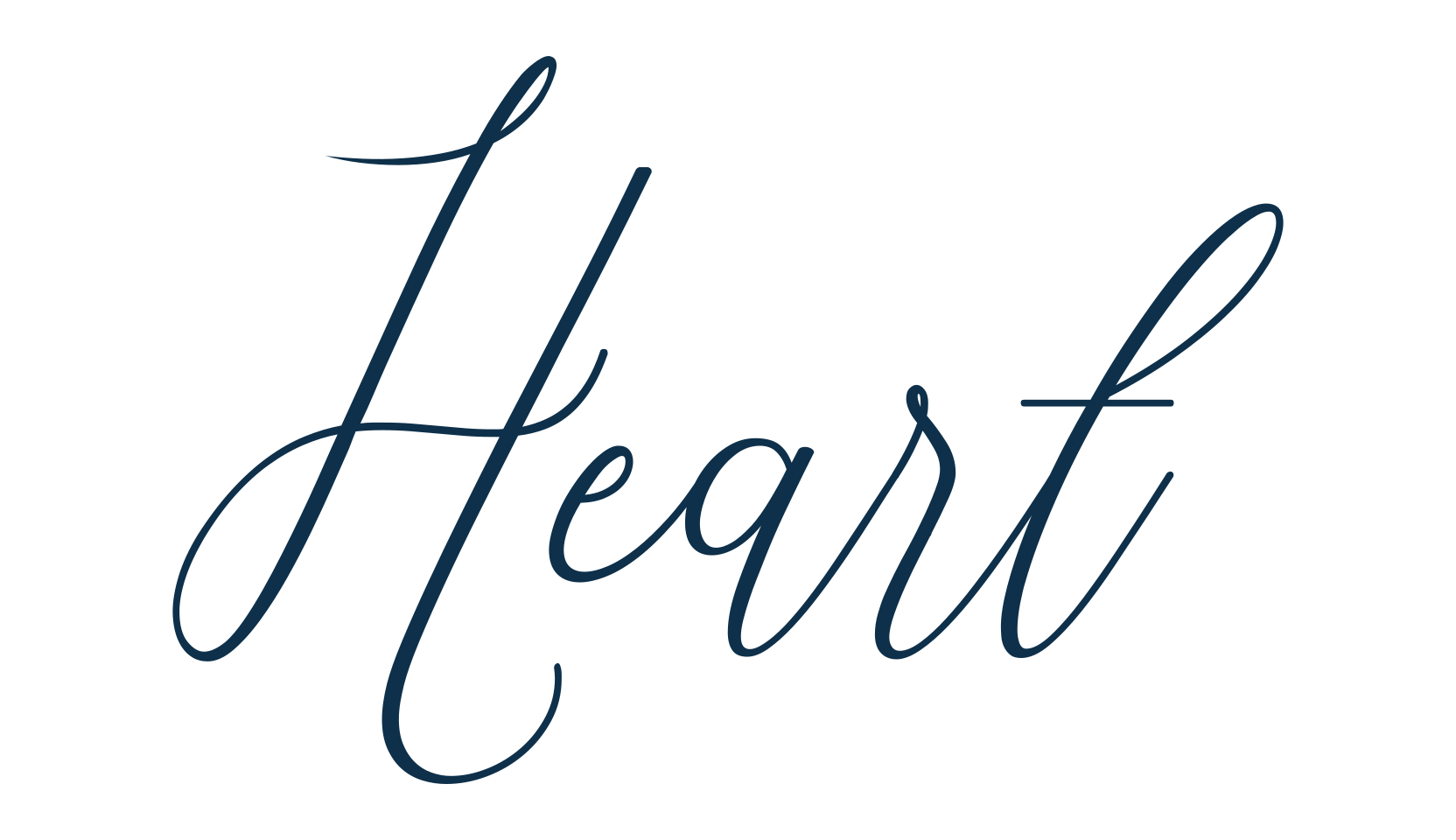 Heart (heart-2), script calligraphy fancy decorative font preview