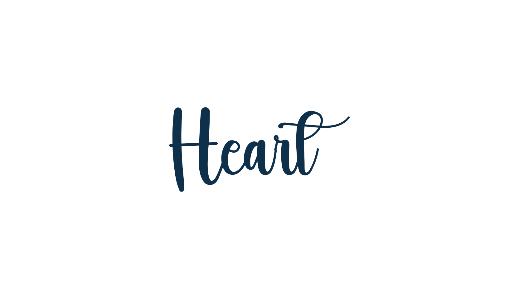 Heart (heart-4), various font preview