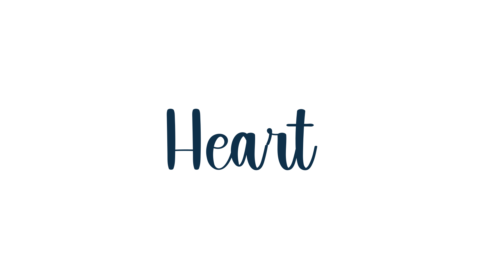 Heart (heart-6), script handwritten fancy decorative calligraphy font preview