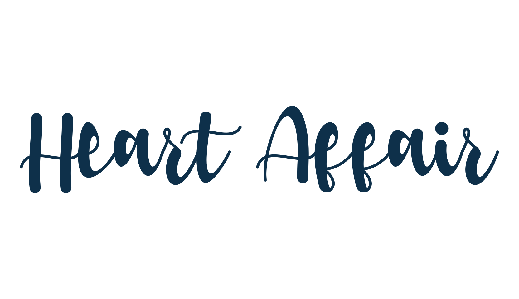 Heart Affair, display market font preview