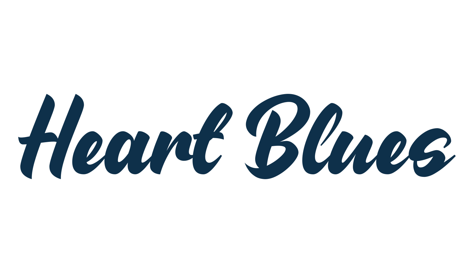Heart Blues, various font preview