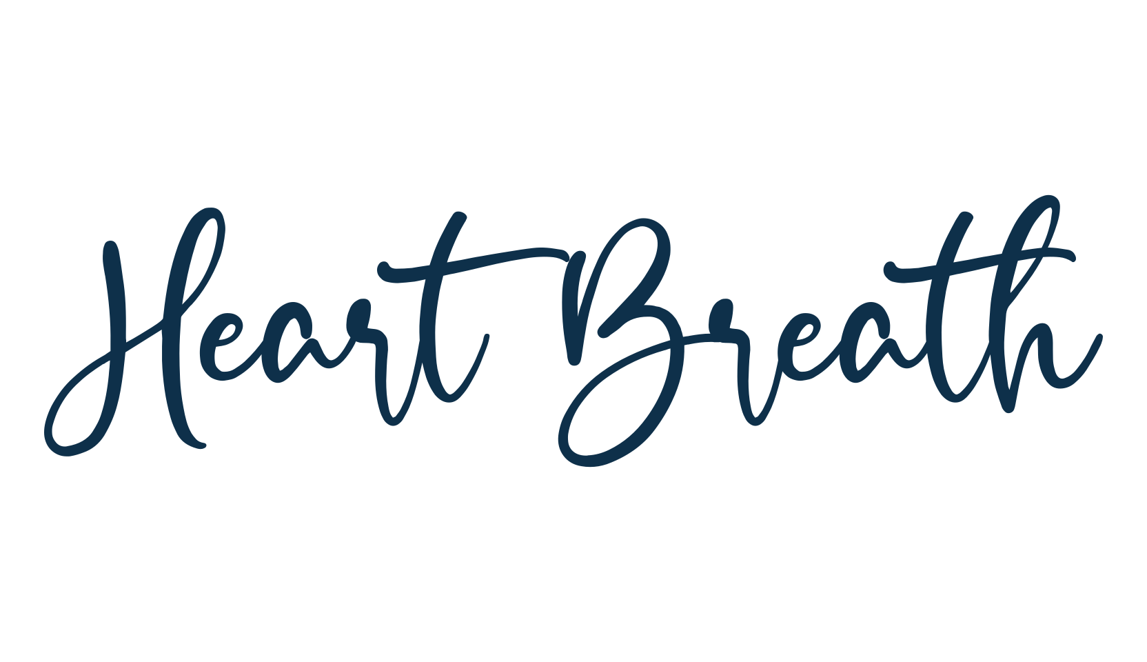 Heart Breath, script handwritten fancy decorative calligraphy font preview
