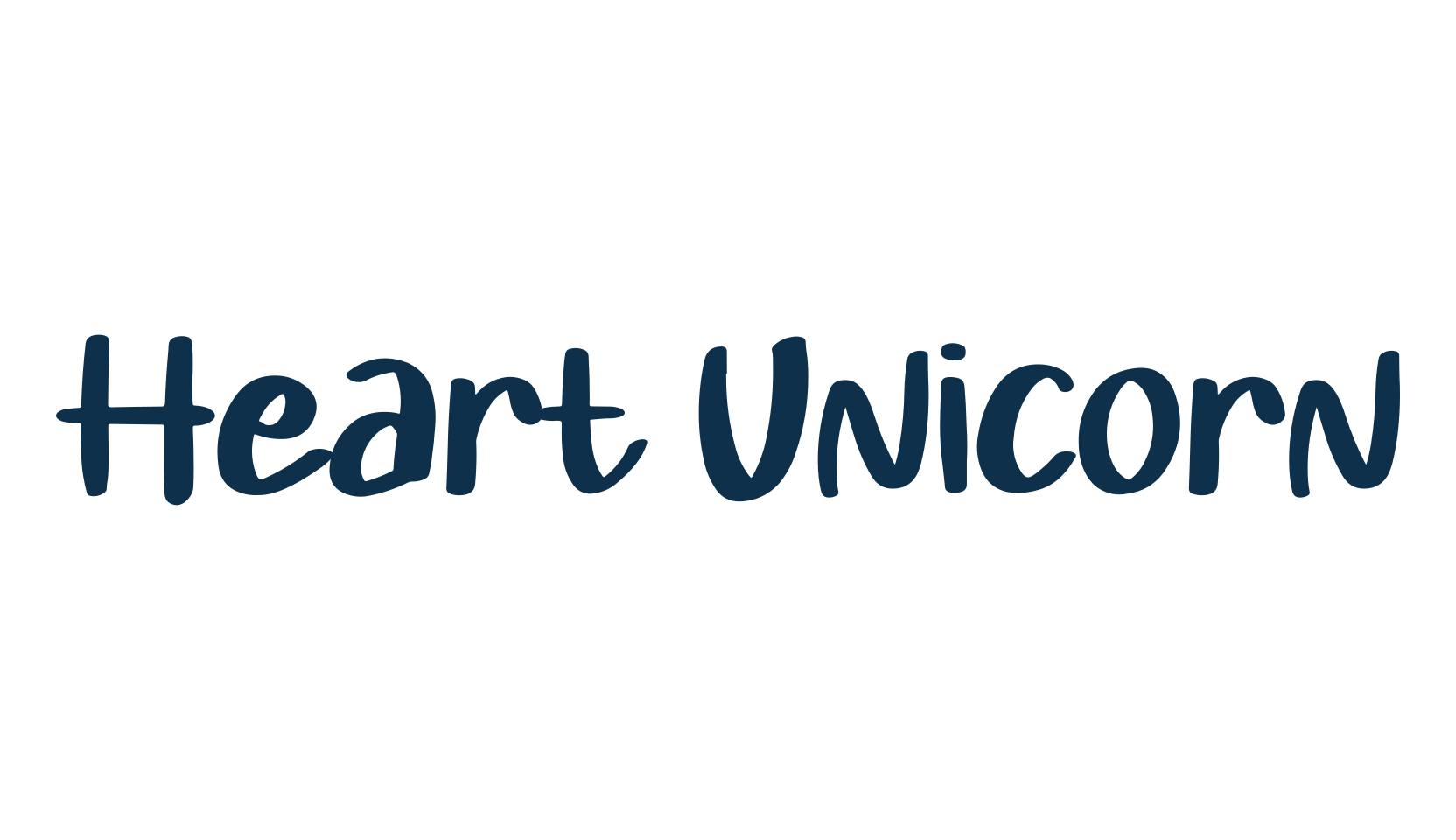 Heart Unicorn, script handwritten fancy decorative calligraphy font preview