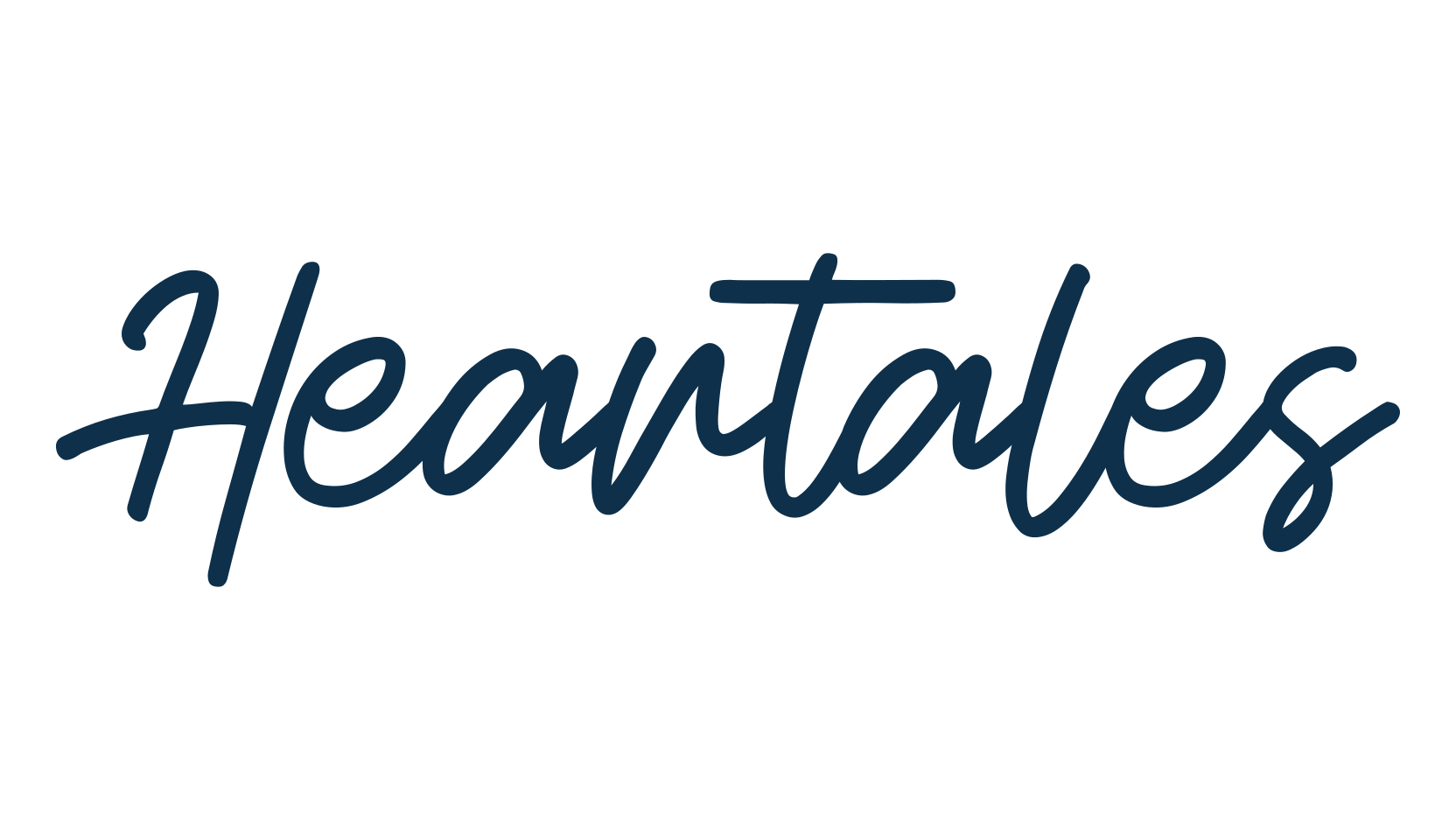 Heartales, script handwritten fancy decorative calligraphy font preview