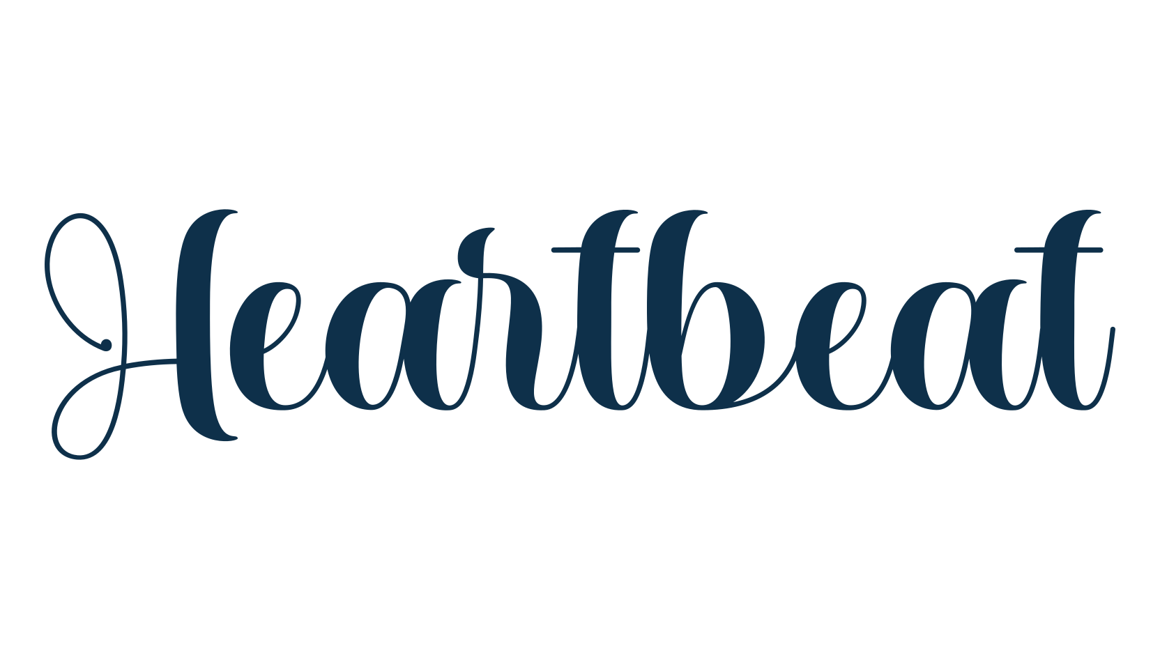 Heartbeat (heartbeat-5), script calligraphy fancy decorative font preview